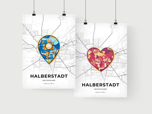 Halberstadt Germany art print for couples