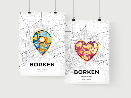 Borken Germany art print for couples