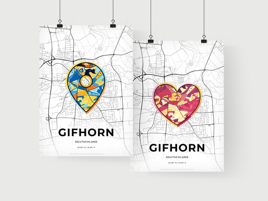 Gifhorn Germany art print for couples