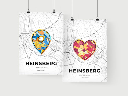 Heinsberg Germany art print for couples