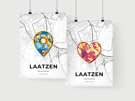 Laatzen Germany art print for couples