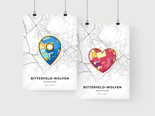 Bitterfeld-Wolfen Germany art print for couples