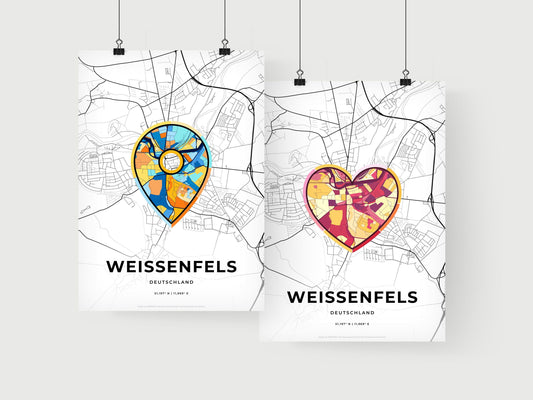 Weissenfels Germany art print for couples