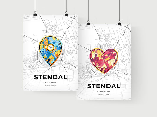 Stendal Germany art print for couples
