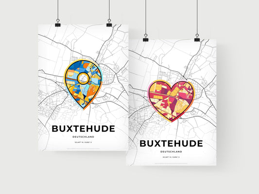 Buxtehude Germany art print for couples
