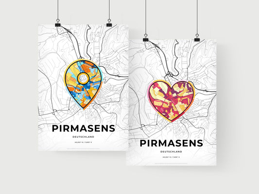 Pirmasens Germany art print for couples