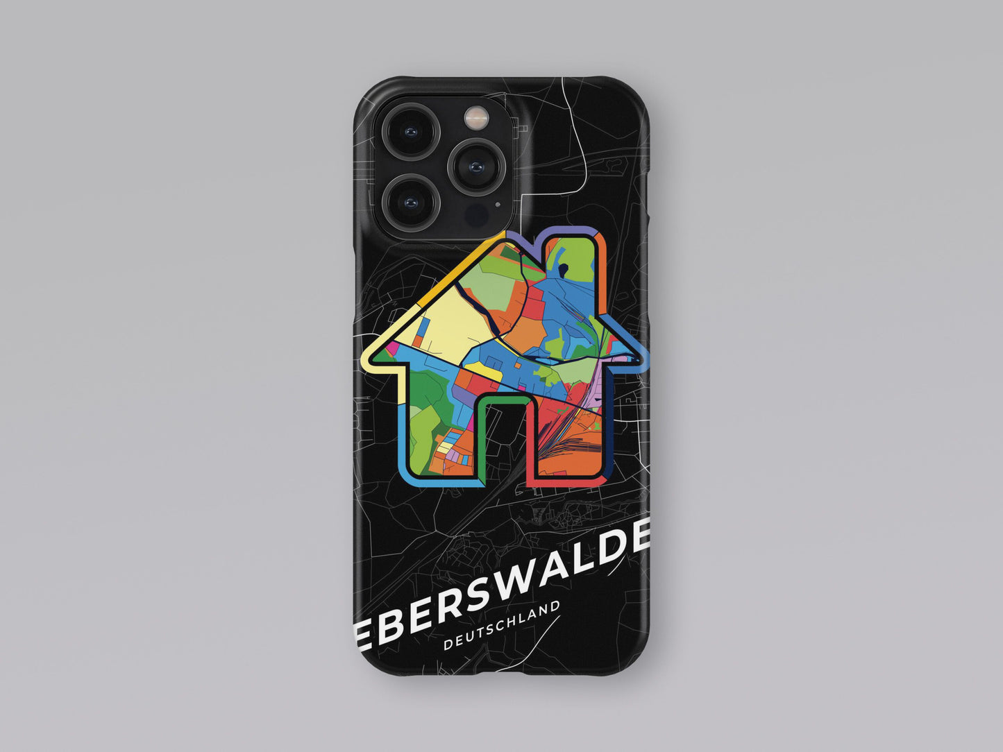 Eberswalde Deutschland slim phone case with colorful icon. Birthday, wedding or housewarming gift. Couple match cases. 3