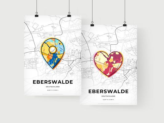 Eberswalde Germany art print for couples