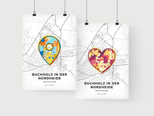 Buchholz In Der Nordheide Germany art print for couples