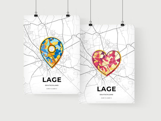 Lage Germany art print for couples