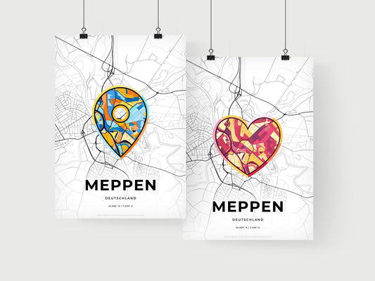 Meppen Germany art print for couples