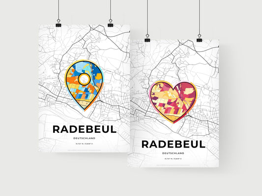 Radebeul Germany art print for couples