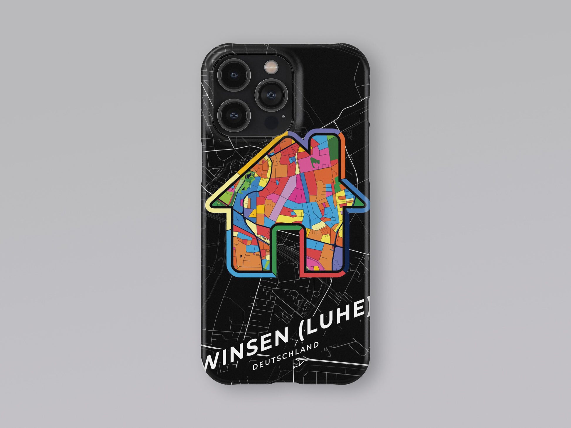 Winsen (Luhe) Deutschland slim phone case with colorful icon 3
