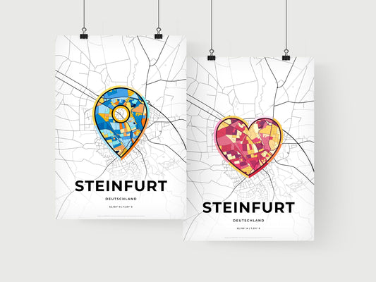Steinfurt Germany art print for couples