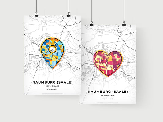 Naumburg (Saale) Germany art print for couples