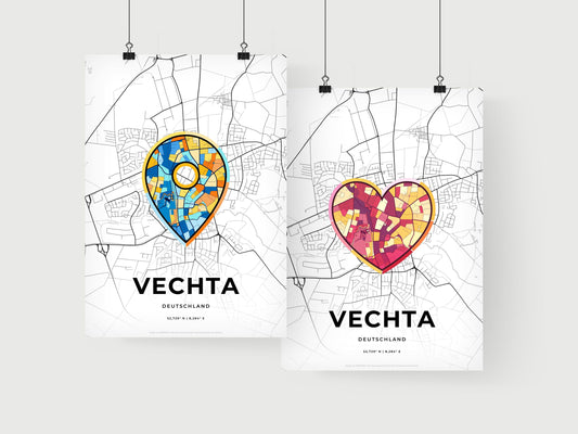 Vechta Germany art print for couples