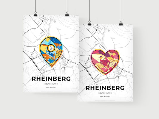 Rheinberg Germany art print for couples