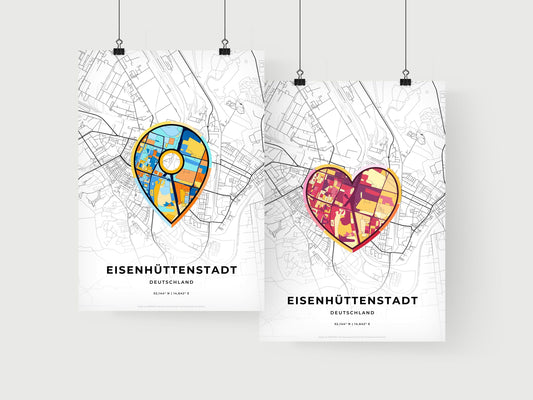 Eisenhuttenstadt Germany art print for couples