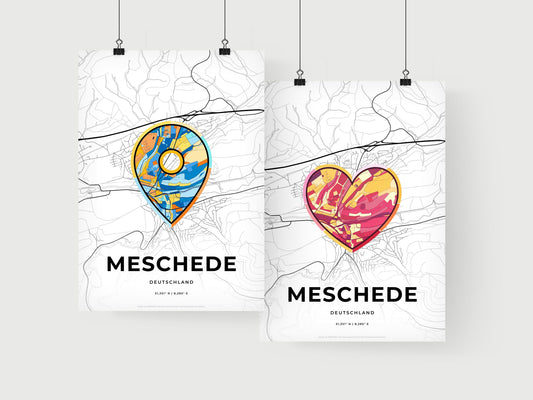 Meschede Germany art print for couples