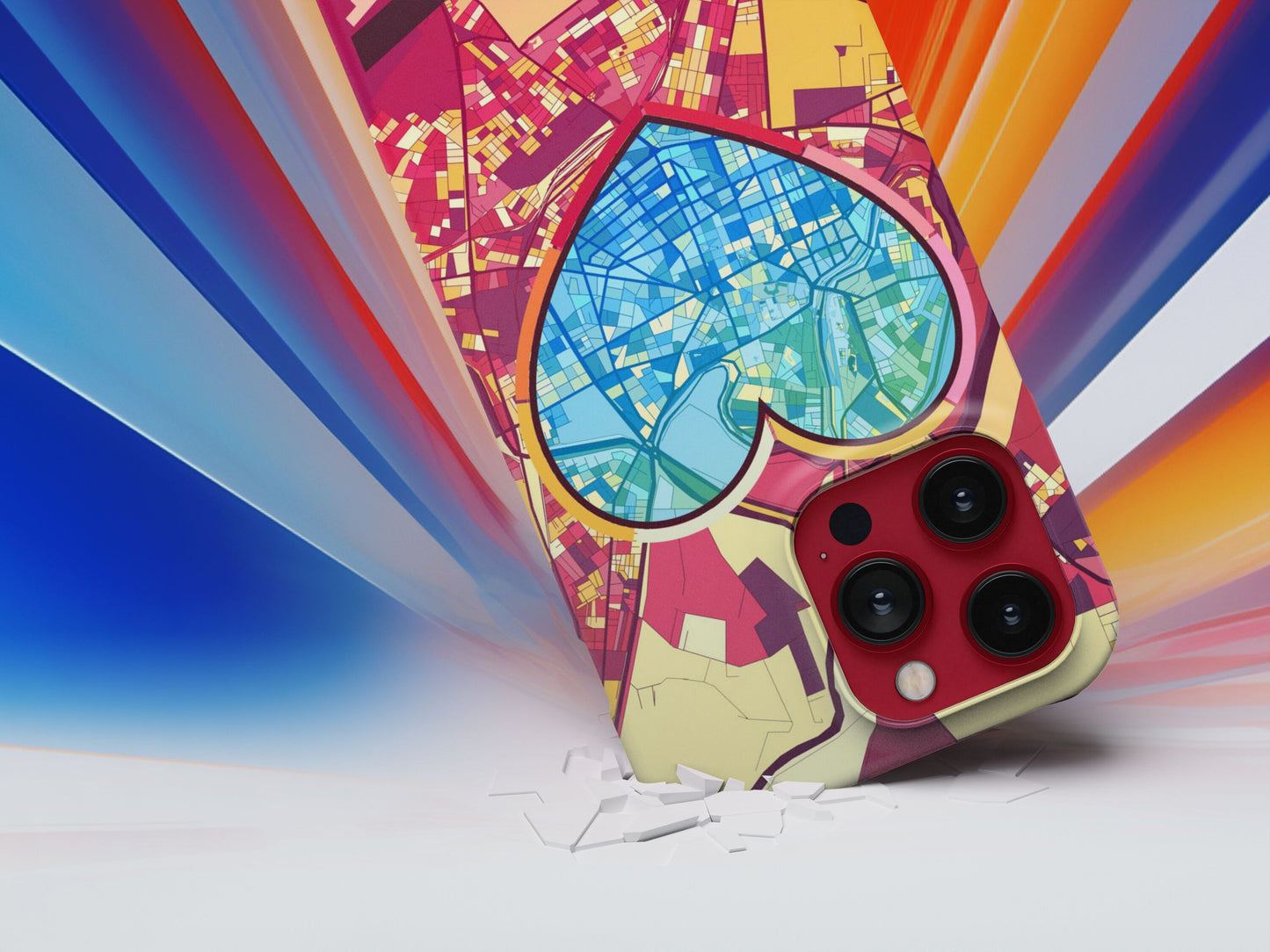 Λαρισα Ελλαδα slim phone case with colorful icon
