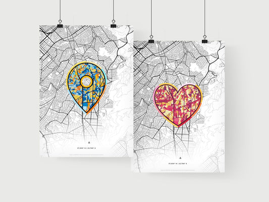 Ilioupoli Greece art print for couples