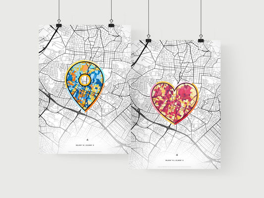 Marousi Greece art print for couples