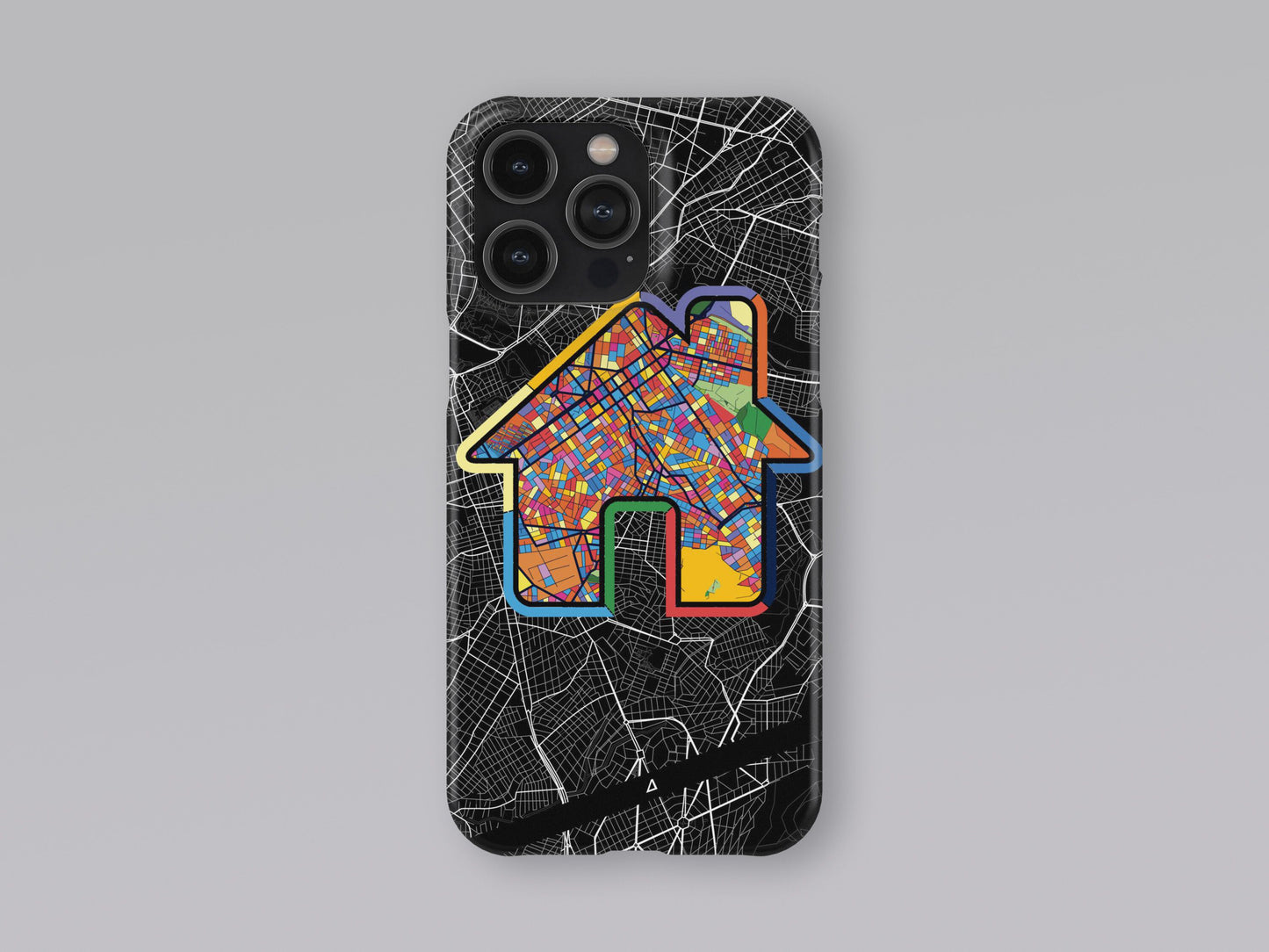 Βυρονας Ελλαδα slim phone case with colorful icon 3
