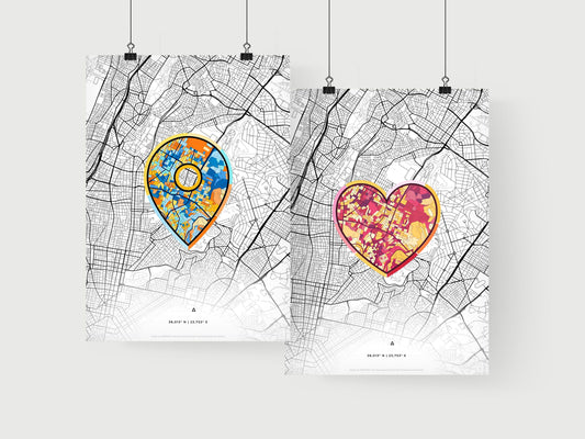 Galatsi Greece art print for couples