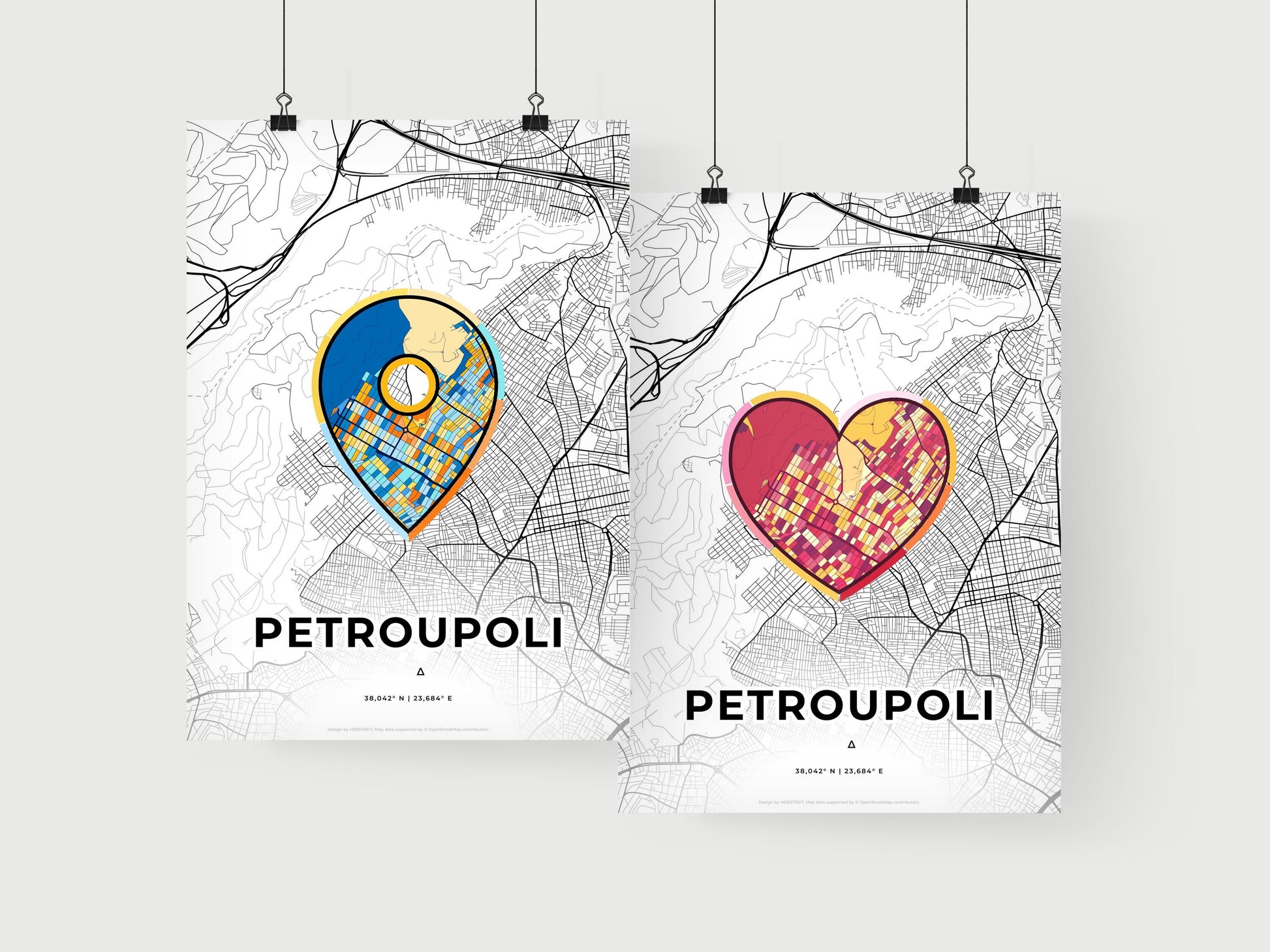 Petroupoli Greece art print for couples