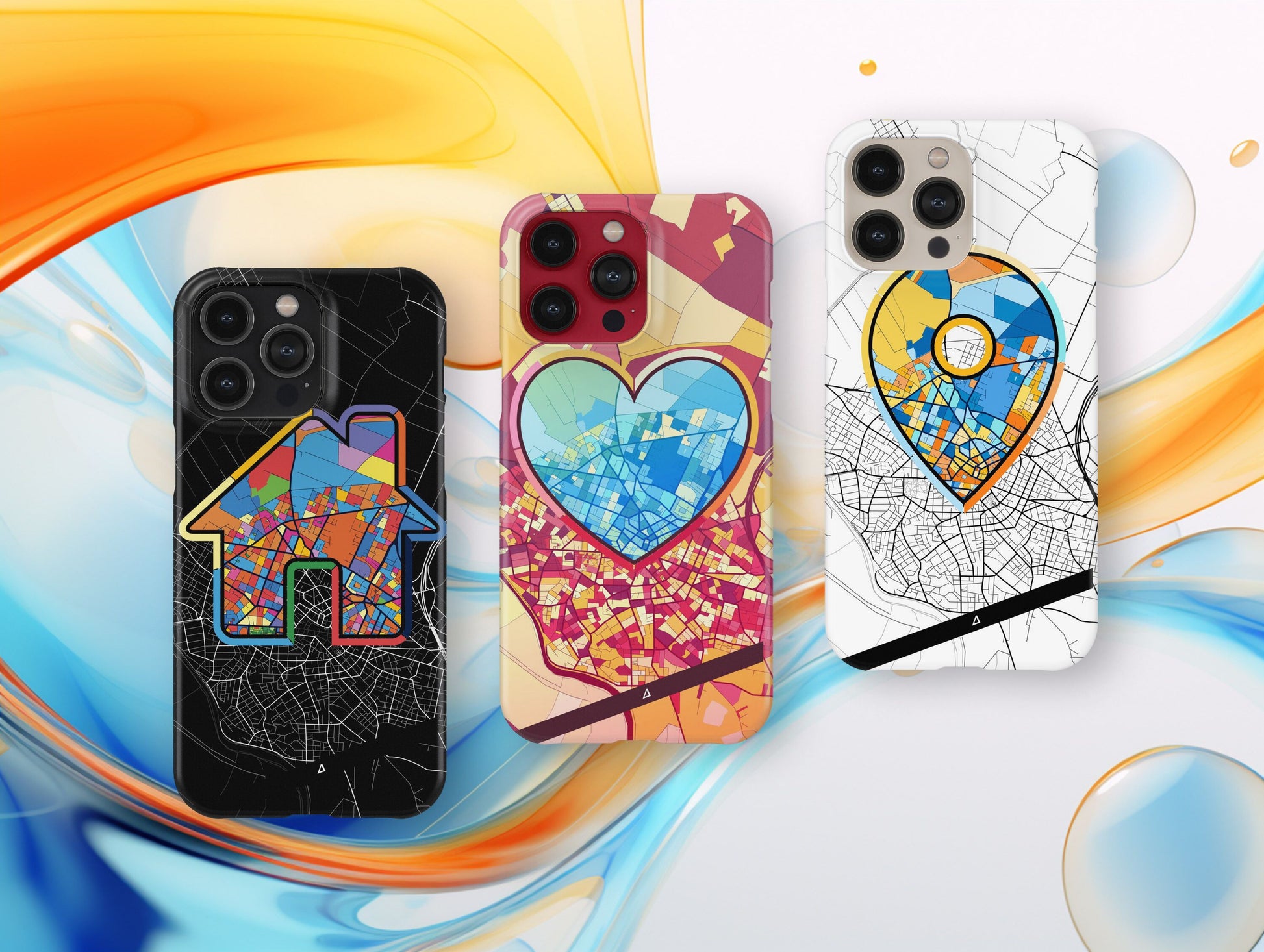 Κατερινη Ελλαδα slim phone case with colorful icon