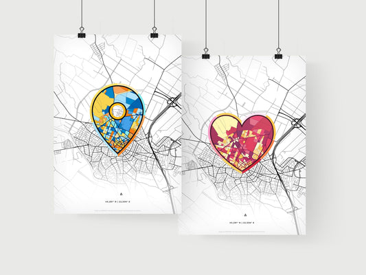 Katerini Greece art print for couples