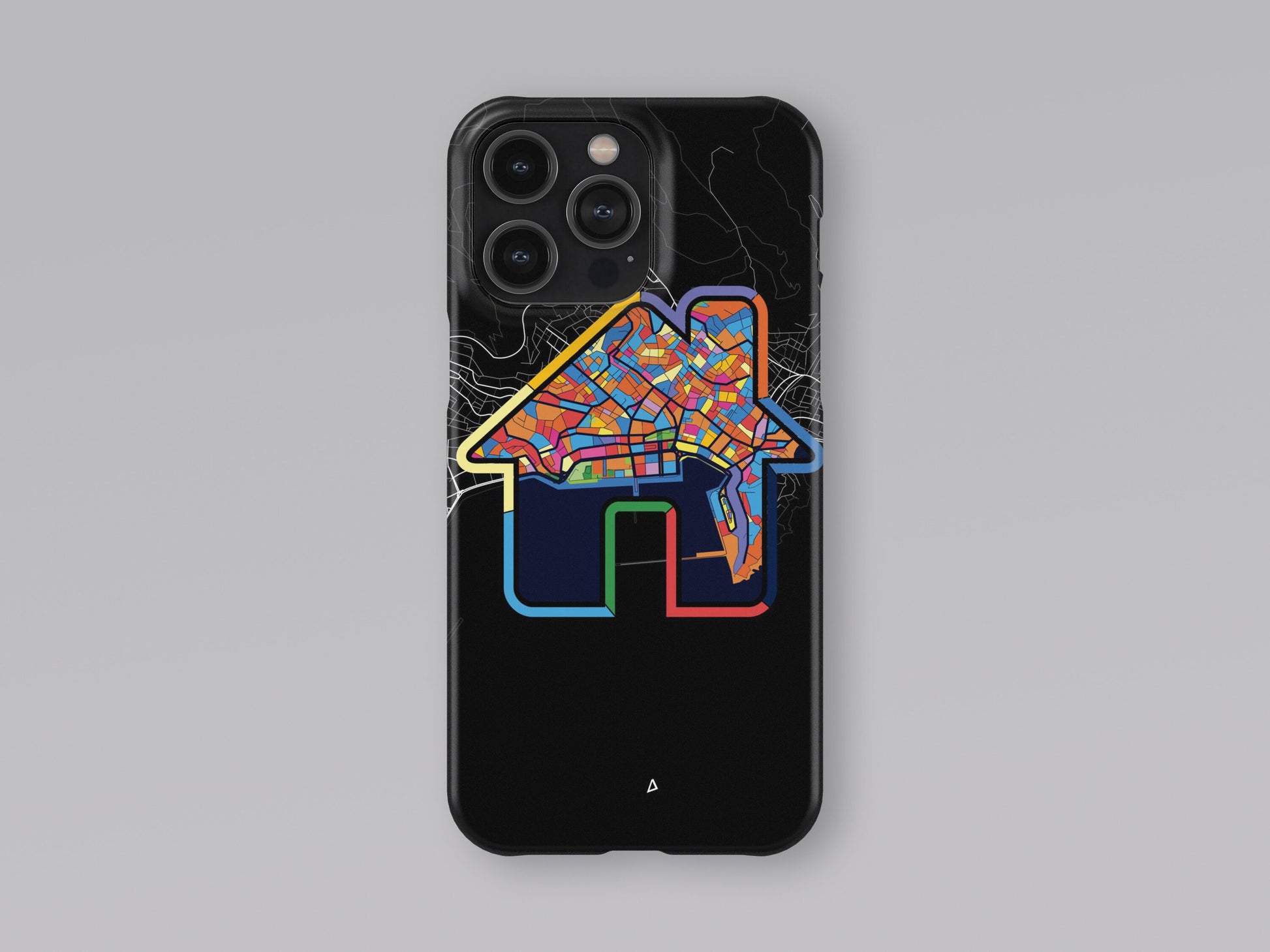Καβαλα Ελλαδα slim phone case with colorful icon 3