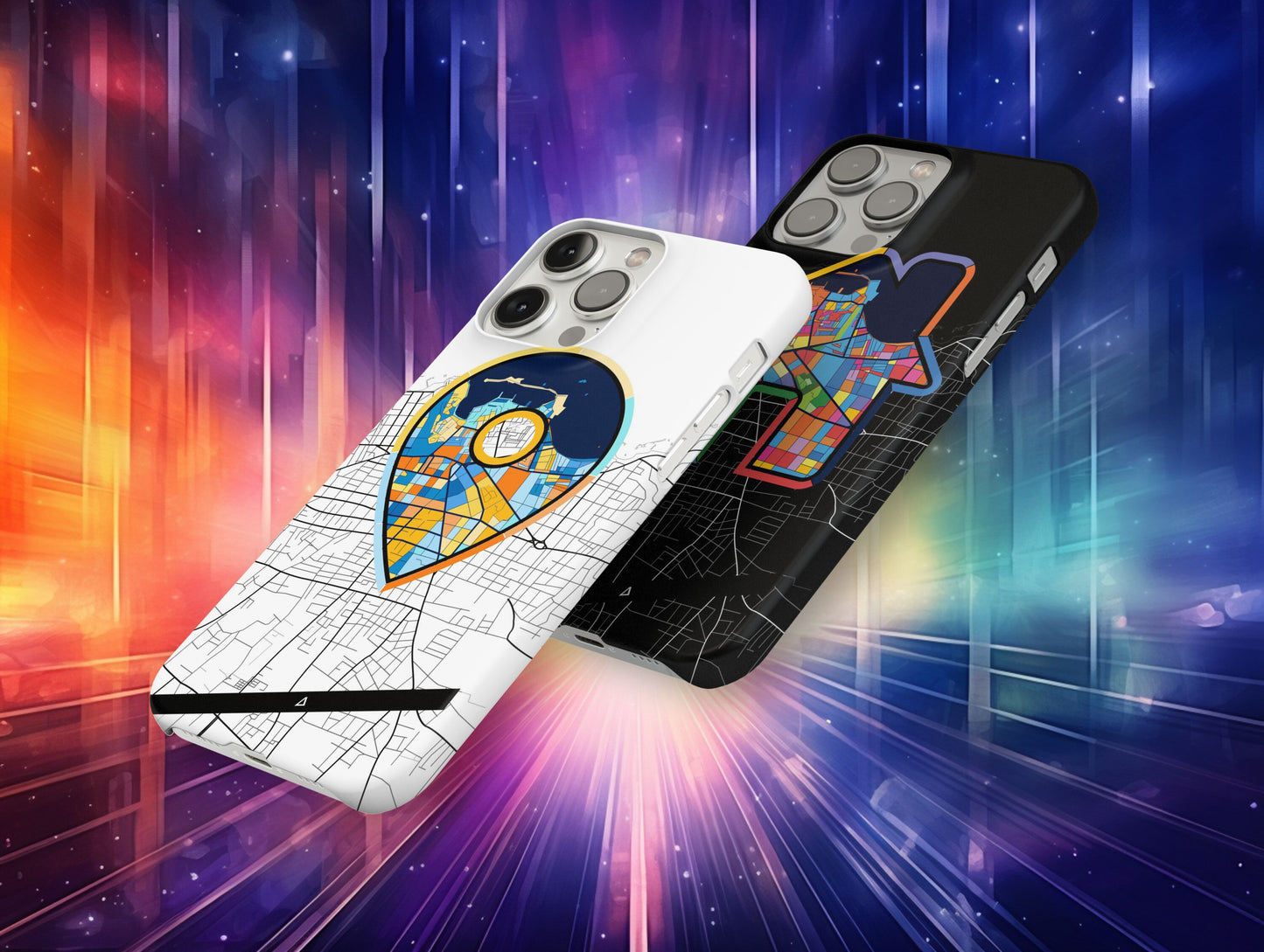 Χανια Ελλαδα slim phone case with colorful icon