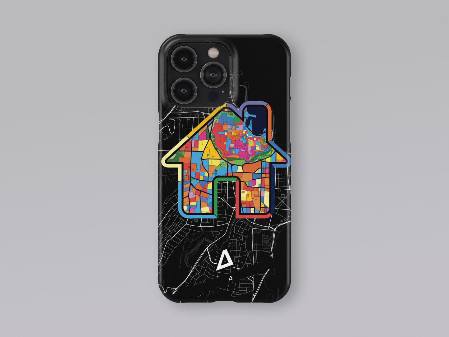 Ροδος Ελλαδα slim phone case with colorful icon 3