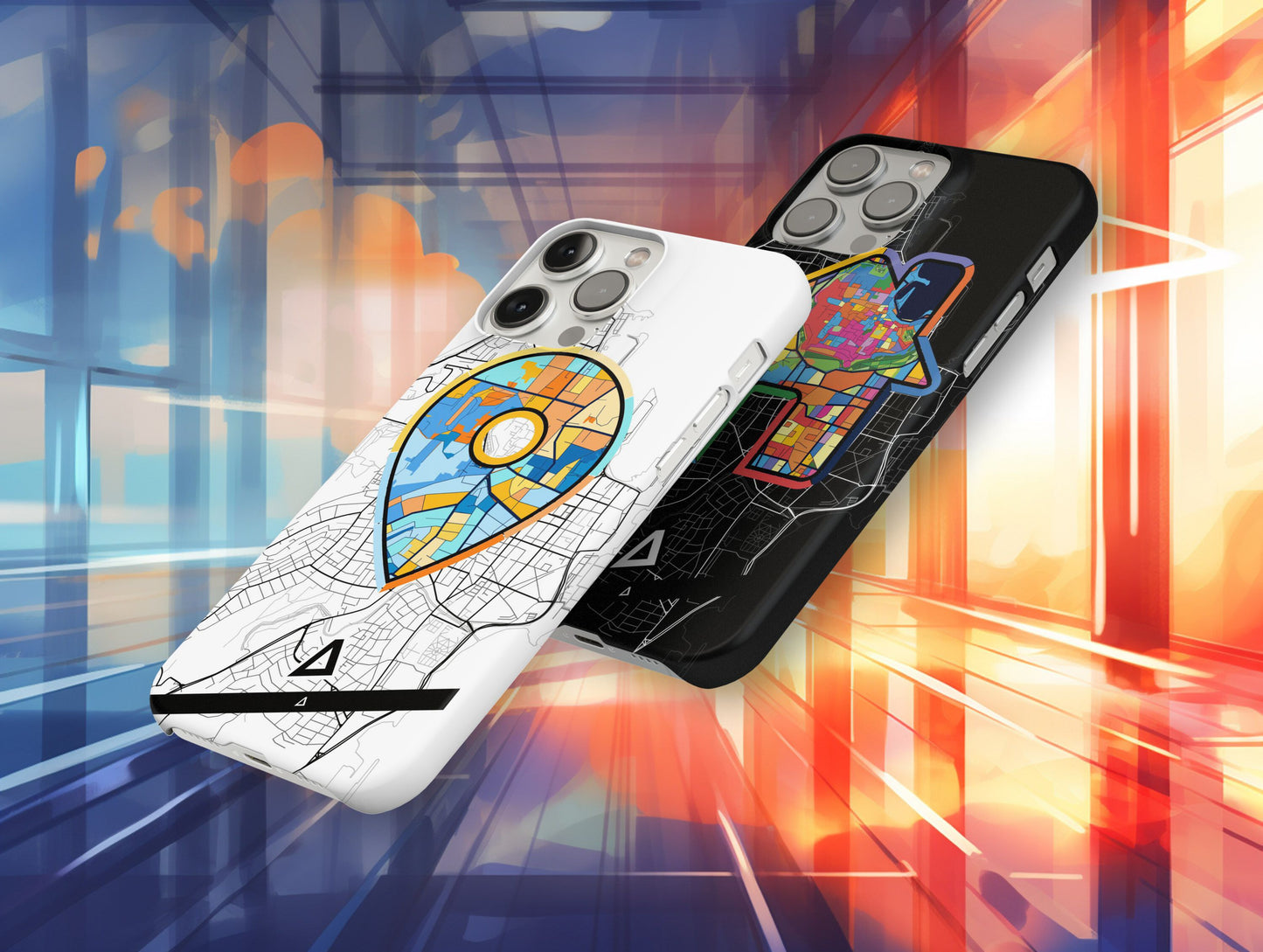 Ροδος Ελλαδα slim phone case with colorful icon