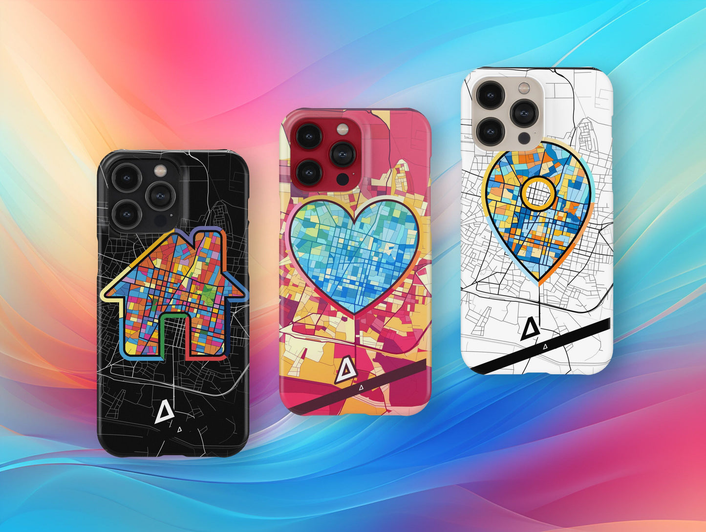Καρδιτσα Ελλαδα slim phone case with colorful icon