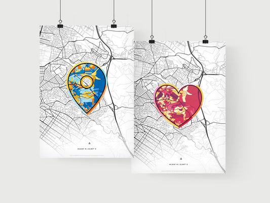 Sykies Greece art print for couples