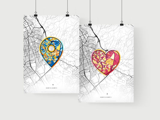 Pylaia Greece art print for couples