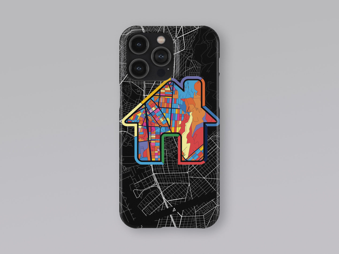 Αργυρουπολη Ελλαδα slim phone case with colorful icon 3