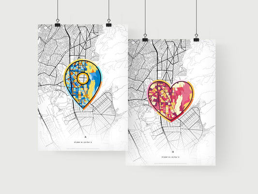 Argyroupoli Greece art print for couples