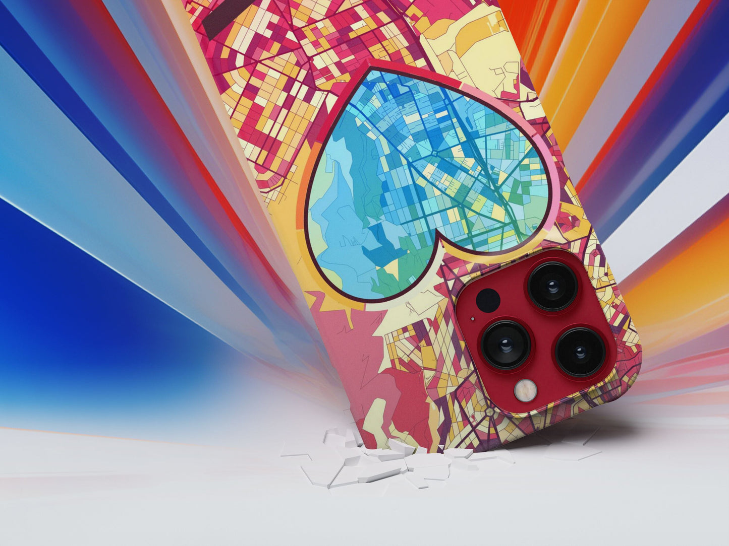 Αργυρουπολη Ελλαδα slim phone case with colorful icon