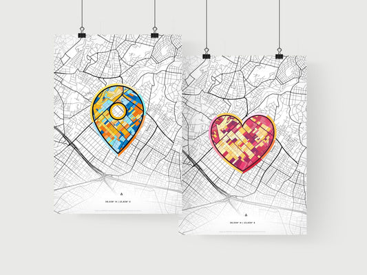 Vrilissia Greece art print for couples