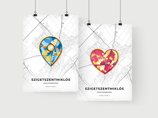 Szigetszentmiklós Hungary art print for couples
