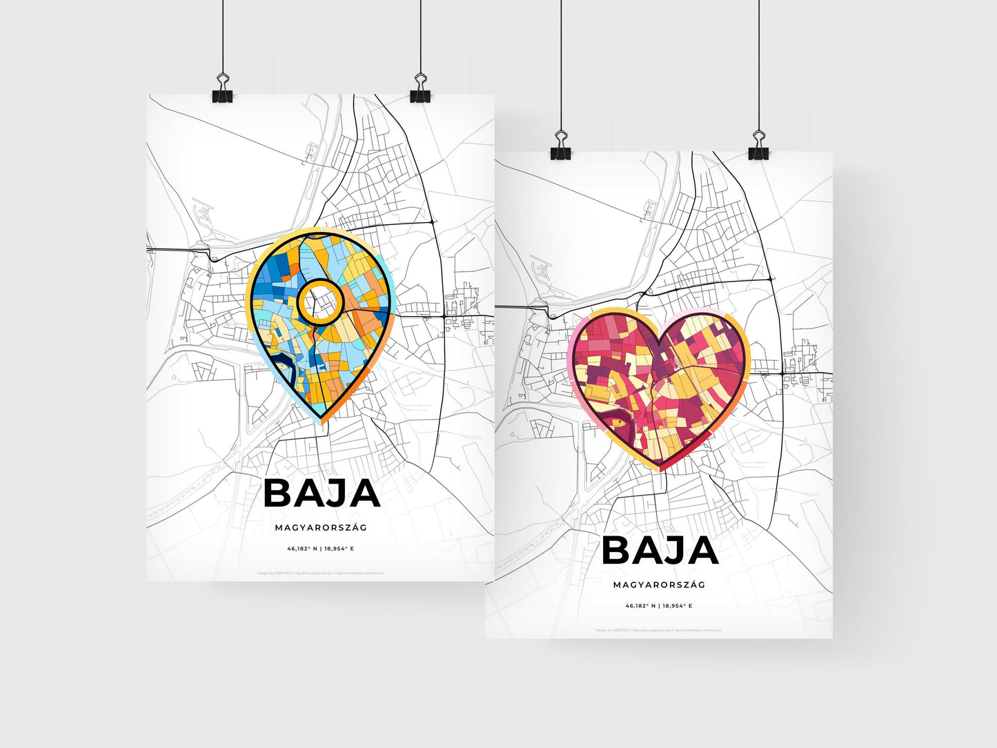 Baja Hungary art print for couples