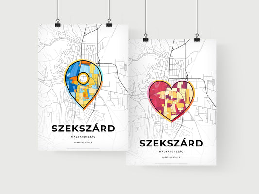 Szekszárd Hungary art print for couples