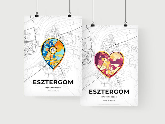 Esztergom Hungary art print for couples