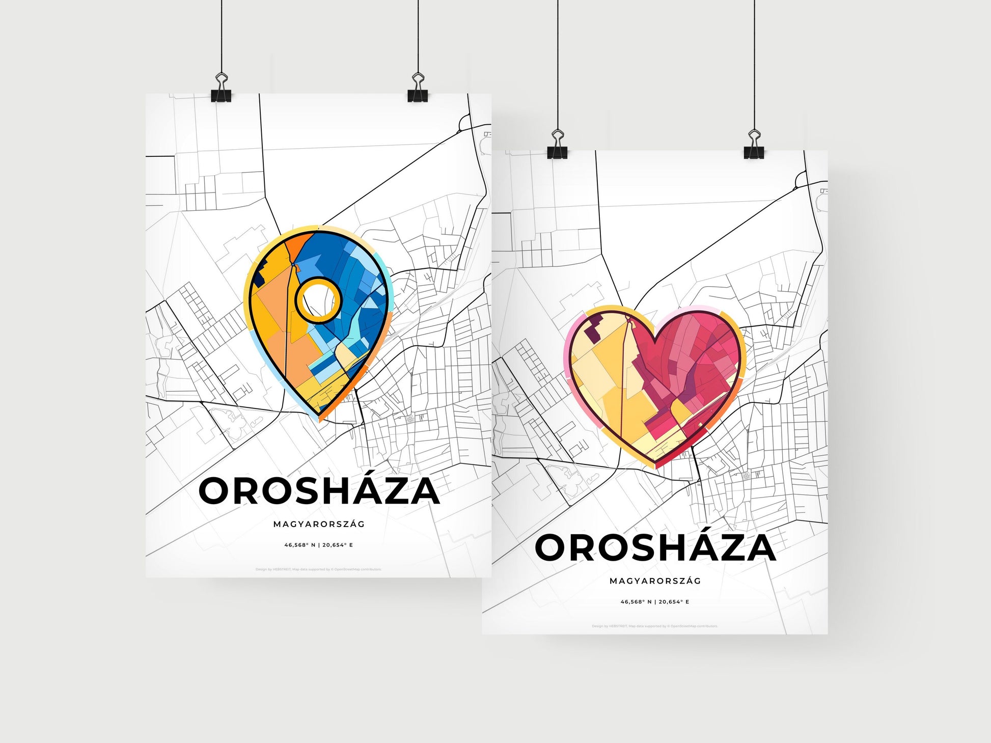Orosháza Hungary art print for couples