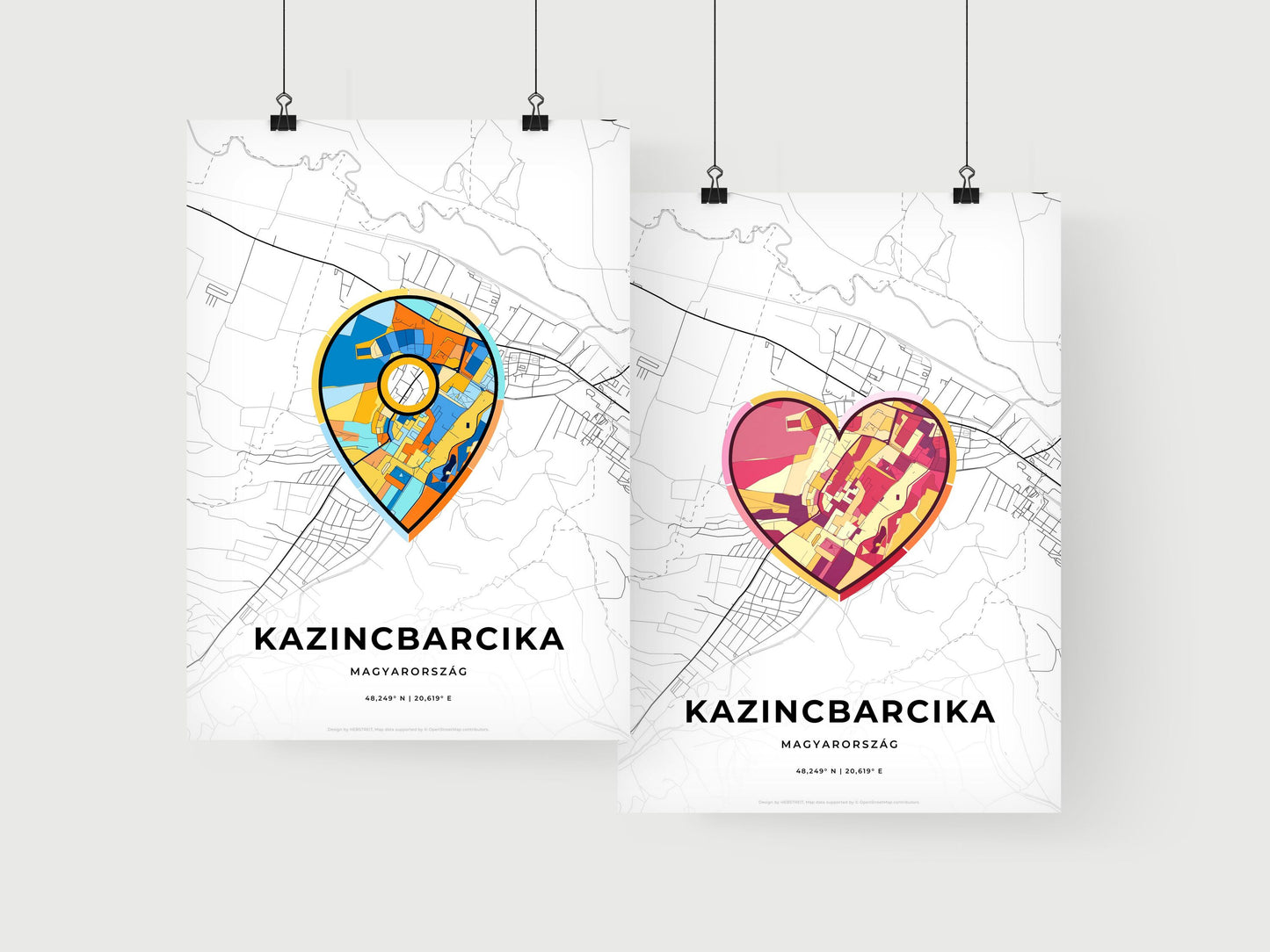 Kazincbarcika Hungary art print for couples
