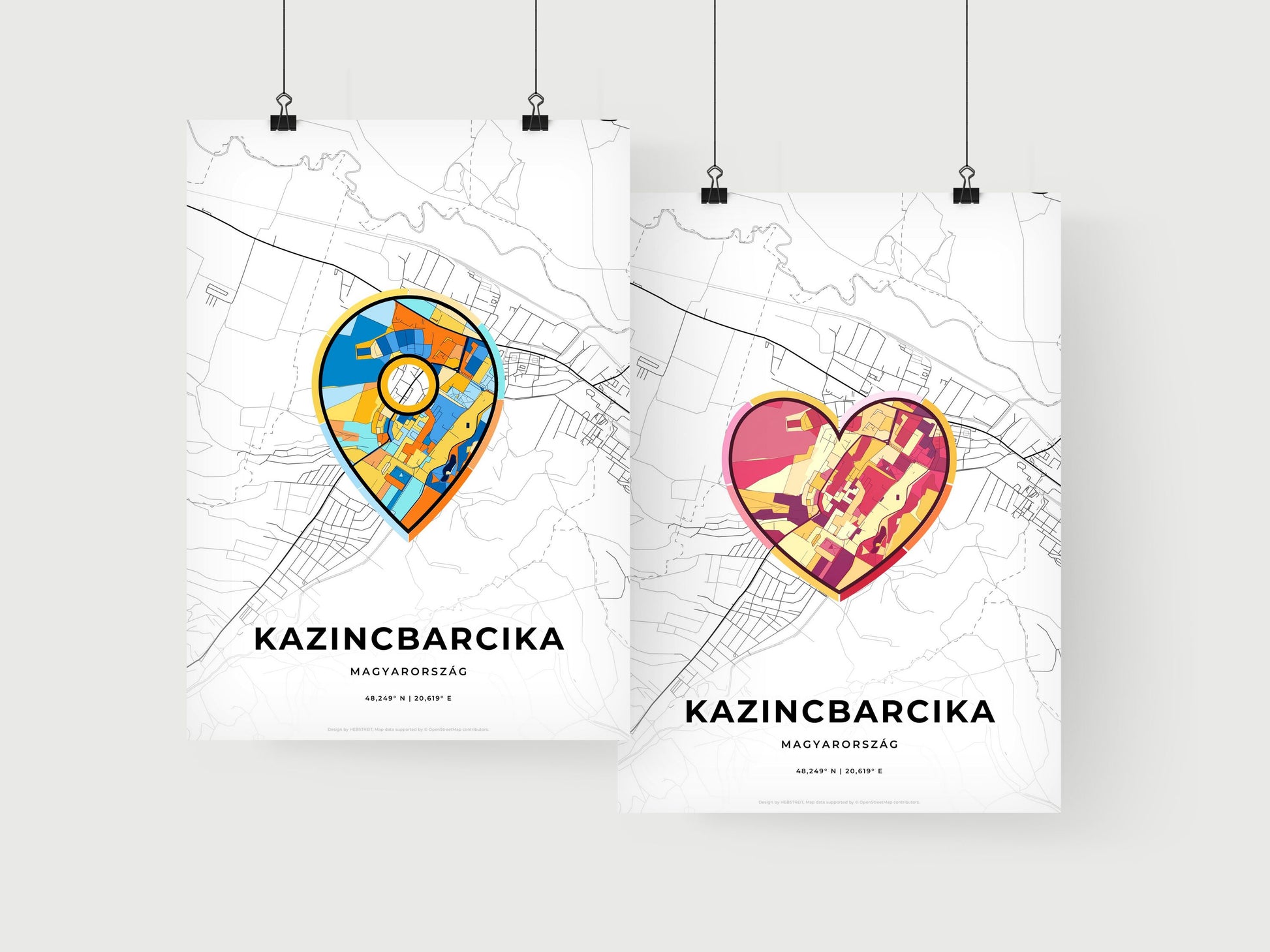 Kazincbarcika Hungary art print for couples