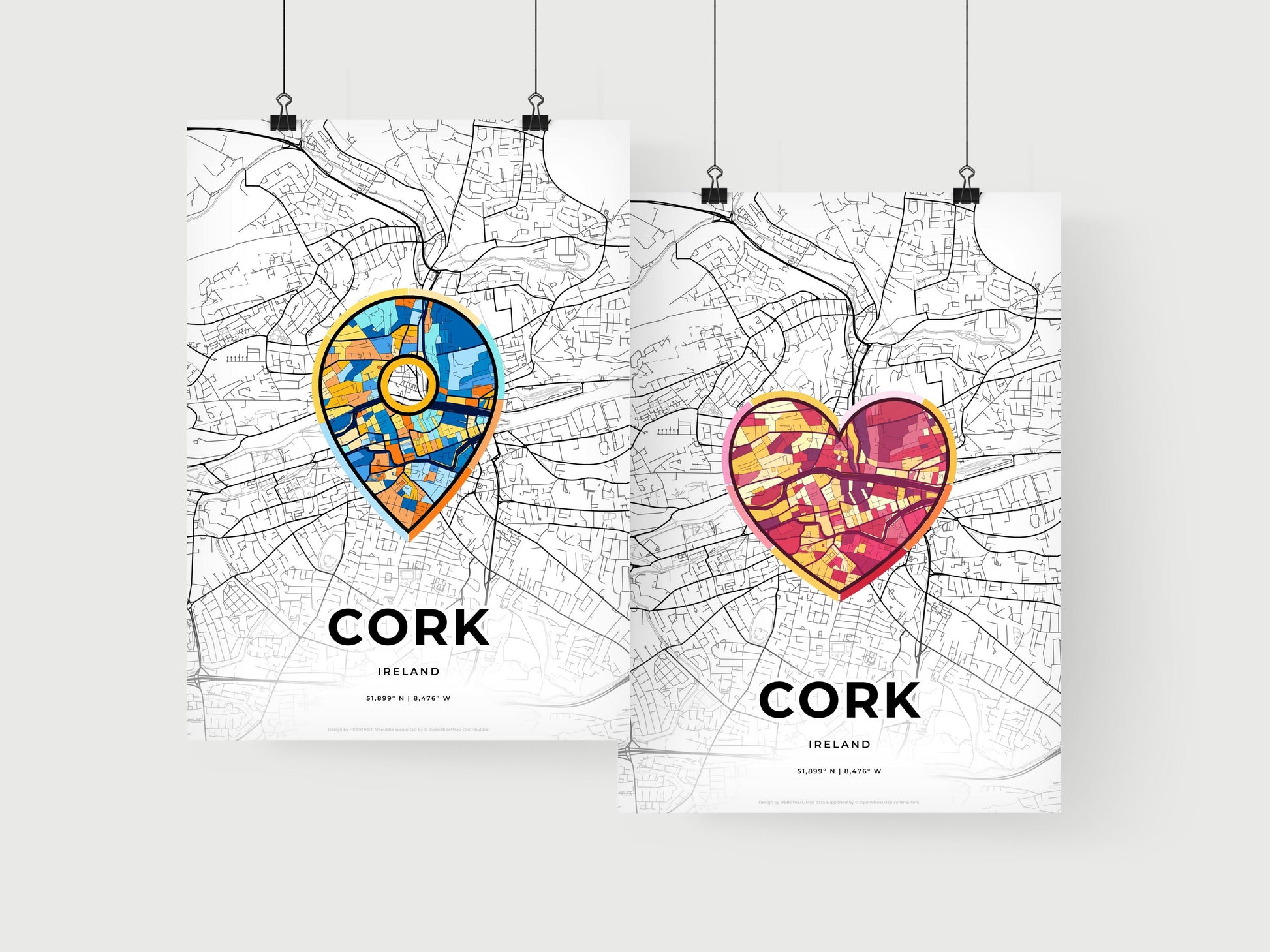 Cork Ireland art print for couples